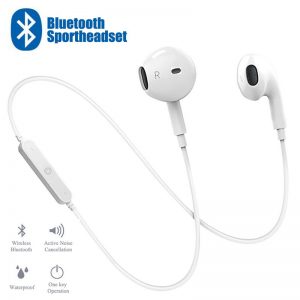 Wireless Earphone Music Earbuds Sport Neckband Headset Handsfree Bluetooth Earpiece Stereo Headphones with Mic For Huawei Xiaomi