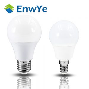 EnwYe LED E14 LED Light E27 LED Bulb AC 220V 240V 60W 45W 35W 25W 20W 24W 18W 15W 12W 9W 6W 3W Lampada LED Spotlight Table Lamp