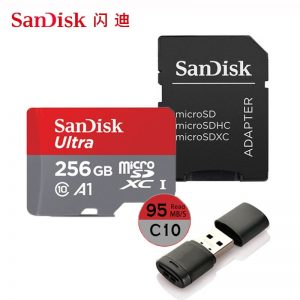 SanDisk Ultra Memory Card 400GB 256GB 200GB 128GB 64GB 98MB/S 32GB 16 GB Micro sd card Class10 UHS-3 A1 flash card SD/TF Microsd