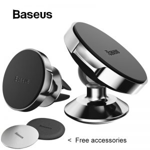 Baseus Magnetic Car Holder For Phone Universal Holder Cell Mobile Phone Holder Stand For Car Air Vent Mount GPS Car Phone Holder