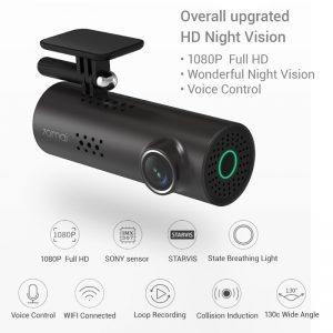 70mai Car DVR 1S APP & English Voice Control 70mai 1S 1080P HD Night Vision 70 MAI 1S Car Camera Recorder WiFi 70mai Dash Cam 1S