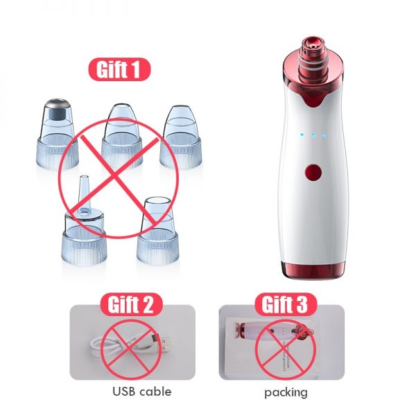 Blackhead Remover Face Deep Nose Cleaner T Zone Pore Acne Pimple Removal Vacuum Suction Facial Diamond Beauty Clean Skin Tool