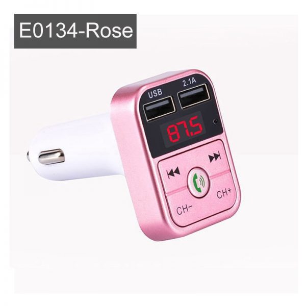 Car Bluetooth 5.0 FM Transmitter Wireless Handsfree Audio Receiver Auto MP3 Player 2.1A Dual USB Fast Charger Car Accessories