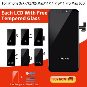 1 Piece Grade AAA+ Replacement Touch Digitizer Assembly OLED Screen LCD For iPhone X XR XS 11 Pro Max Display