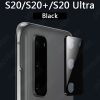 Camera Lens Protector Tempered Glass Metal Ring Case For Samsung Galaxy S20 Ultra S10 Note 10 Plus 5G Back Film Glass Case