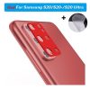Camera Lens Protector Tempered Glass Metal Ring Case For Samsung Galaxy S20 Ultra S10 Note 10 Plus 5G Back Film Glass Case