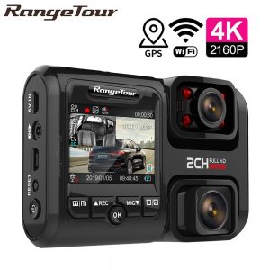 4K 2160P WIFI GPS Logger Dual Lens Car DVR Novatek 96663 Chip Sony IMX323 Sensor Night Vision Dual Camera Dash Cam Recorder D30H