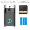 Wsdcam Smart Doorbell Camera Wifi Wireless Call Intercom Video-Eye for Apartments Door Bell Ring for Phone Home Security Cameras