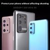 Camera Lens Protector Tempered Glass Metal Ring Case For Samsung Galaxy S20 Ultra S10 Note 10 Plus 5G Back Film Glass Case