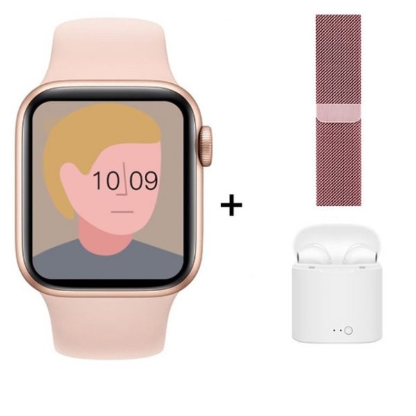 IWO13 Plus T500 Plus Smart Watch Men Women Bluetooth Call Waterproof DIY Face HeartRate Sport SmartWatch Android IOS Phone IWO12