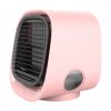 Air Cooler Fan Mini Desktop Air Conditioner with Night Light Mini USB Water Cooling Fan Humidifier Purifier Multifunction Summer