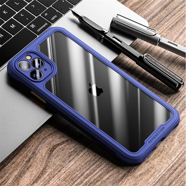 Luxury Transparent Case for iPhone 12 11 Pro Max 12 Mini Shockproof Airbag Cases for iPhone SE 2020 7 8 Plus X XS Max XR Cover