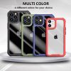 Luxury Transparent Case for iPhone 12 11 Pro Max 12 Mini Shockproof Airbag Cases for iPhone SE 2020 7 8 Plus X XS Max XR Cover