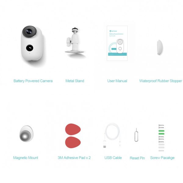 Heimvision HMDB2MQ Security IP Camera Wifi Solar Panel Battery Camera 1080P Wireless Outdoor Surveillance 2-Way Audio Waterproof