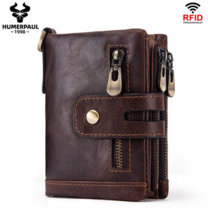 Genuine Cowhide men wallets leather Coin Purse Male Cuzdan PORTFOLIO  Portomonee Small Mini Wallets  Pocket wallet men fashion